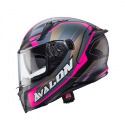 /capacete caberg Avalon-X-Optic-Matt-Black-Grey-Fuchsia